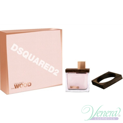 Dsquared2 She Wood Комплект (EDP 100ml + Wood Bracelet) за Жени За Жени