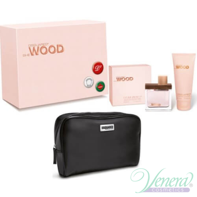 Dsquared2 She Wood Комплект (EDP 50ml + Body Lotion 100ml  +Bag) за Жени За Жени