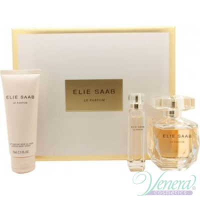 Elie Saab Le Parfum Комплект (EDP 90ml + EDP 10ml + Body Lotion 75ml) за Жени Дамски Комплекти