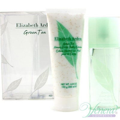 Elizabeth Arden Green Tea Set (EDP 100ml+ BL 200ml) за Жени Дамски Комплекти
