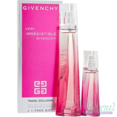 Givenchy Very Irresistible Комплект (EDT 50ml + EDT 15ml) Travel Exclusive за Жени Дамски Комплекти