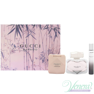 Gucci Bamboo Комплект (EDP 75ml + EDP 7.4ml + BL 100ml) за Жени Дамски Комплекти