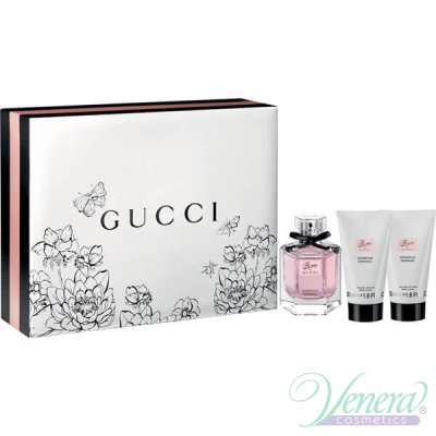 Flora By Gucci Gorgeous Gardenia Комплект (EDT 50ml + Body Lotion 2x50ml) за Жени За Жени