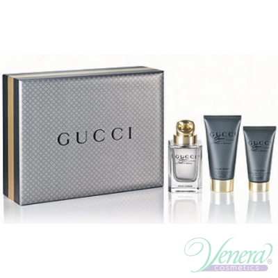 Gucci Made to Measure Комплект (EDT 90ml + After Shave Balm 75ml + SG 50ml) за Мъже За Мъже