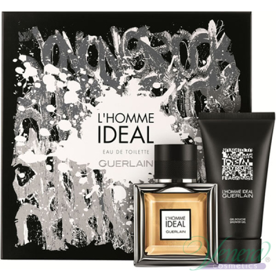 Guerlain L'Homme Ideal Комплект (EDT 50ml + Shower Gel 75ml) за Мъже Мъжки Комплекти