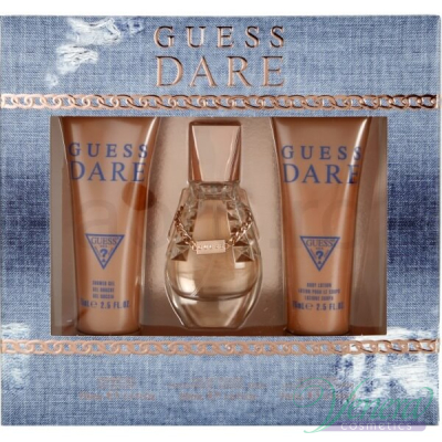 Guess Dare Комплект (EDT 30ml + BL 75ml + SG 75ml) за Жени Дамски Комплекти