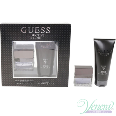 Guess Seductive Homme Комплект (EDT 30ml + SG 200ml) for Men Мъжки Комплекти