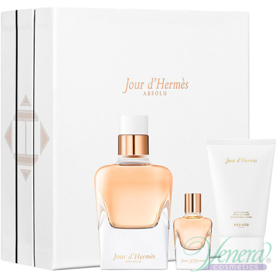 Hermes Jour d'Hermes Absolu Комплект (EDP 85ml + EDP 7,5ml + BL 30ml) за Жени Дамски Комплекти