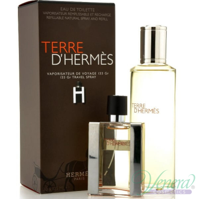 Hermes Terre D'Hermes Комплект (EDT 30ml + EDT 125ml Refill) за Мъже За Мъже
