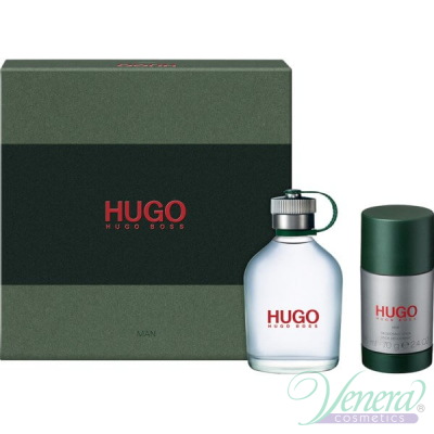 Hugo Boss Hugo Комплект (EDT 75ml + Deo Stick 75ml) за Мъже Мъжки Комплекти