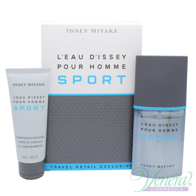 Issey Miyake L'Eau D'Issey Pour Homme Sport Комплект (EDT 50ml + SG 75ml) за Мъже Мъжки Комплекти