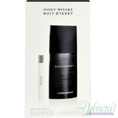 Issey Miyake Nuit D'Issey Комплект (EDT 125ml + EDT 10ml) за Мъже Мъжки Парфюми