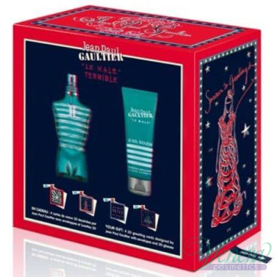 Jean Paul Gaultier Le Male Terrible Комплект (EDT 75ml + SG 75ml) за Мъже БЕЗ ОПАКОВКА Мъжки комплекти