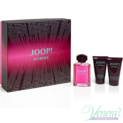 Joop! Homme Комплект (EDT 75ml + AS Balm 50ml + SG 50ml) за Мъже За Мъже