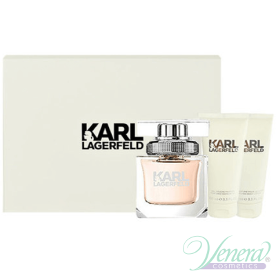 Karl Lagerfeld for Her Комплект (EDP 85ml + BL 100ml + SG 100ml) за Жени Дамски Комплекти