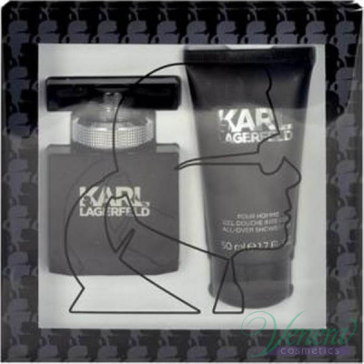 Karl Lagerfeld for Him Комплект (EDT 30ml + Shower Gel 50ml) за Мъже Мъжки Комплекти