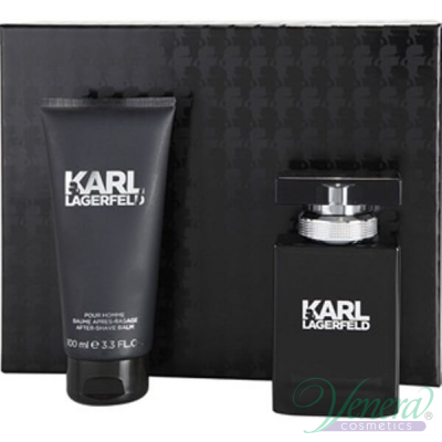 Karl Lagerfeld for Him Комплект (EDT 50ml + AS Balm 100ml) за Мъже Мъжки Комплекти