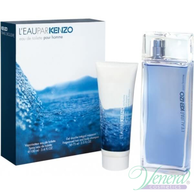Kenzo L'Eau Par Kenzo Комплект (EDT 100ml + Shower Gel 75ml) за Мъже Мъжки Комплекти