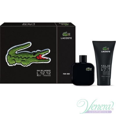 Lacoste L 12.12 Noir Комплект (EDT 100ml + Shower Gel 150ml) за Мъже За Мъже