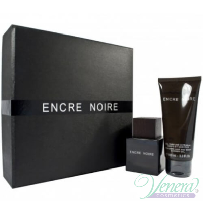 Lalique Encre Noire Комплект (EDT 50ml + SG 100ml) за Мъже За Мъже