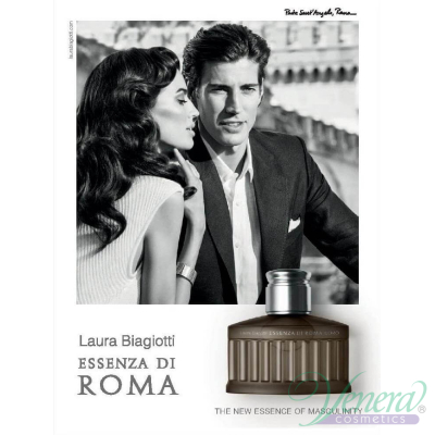Laura Biagiotti Essenza Di Roma Uomo EDT 125ml за Мъже БЕЗ ОПАКОВКА За Мъже