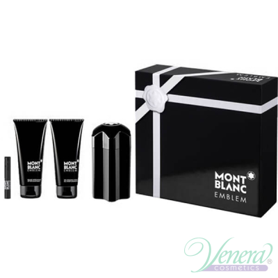 Montblanc Emblem Комплект (EDT 100ml + SG 100ml + AS Balm 100ml + EDT 1.2ml Emblem Intense) за Мъже Мъжки Комплекти