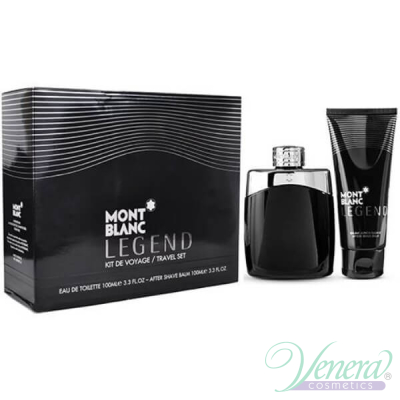 Mont Blanc Legend Комплект (EDT 100ml + AS Balm 100ml) за Мъже Мъжки Парфюми