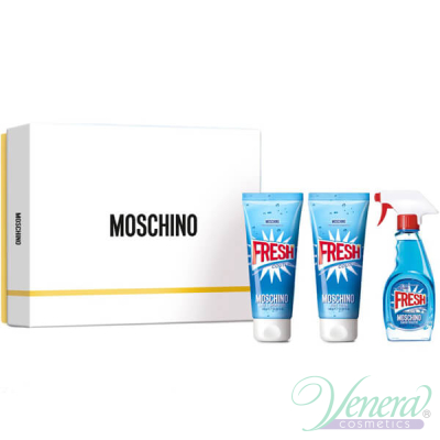 Moschino Fresh Couture Комплект (EDT 50ml + BL 100ml + SG 100ml) за Жени Дамски Комплекти