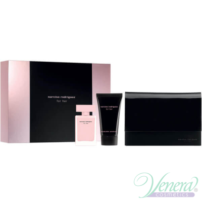 Narciso Rodriguez for Her Комплект (EDP 50ml + BL 50ml + Bag) за Жени Дамски Комплекти