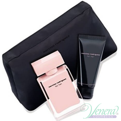 Narciso Rodriguez for Her Комплект (EDP 50ml + Hand Cream 75ml +Bag) за Жени Дамски Парфюми