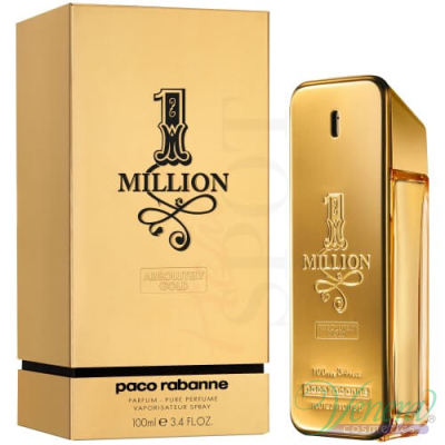 Paco Rabanne 1 Million Absolutely Gold Perfume 100ml за Мъже Мъжки Парфюми