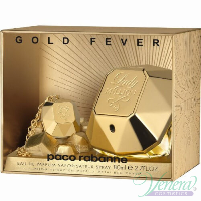 Paco Rabanne Lady Million Gold Fever (EDP 80ml + Бижу) за Жени Дамски комплекти