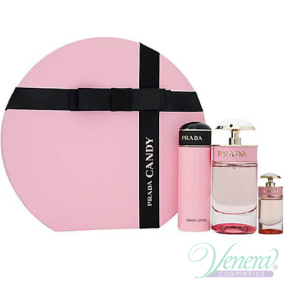 Prada Candy Florale Set (EDT 50ml + EDT 7ml + BL 75ml) за Жени Дамски Комплекти