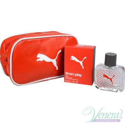 Puma Time to Play Man Комплект (EDT 40ml + несесер) за Мъже Мъжки Комплекти