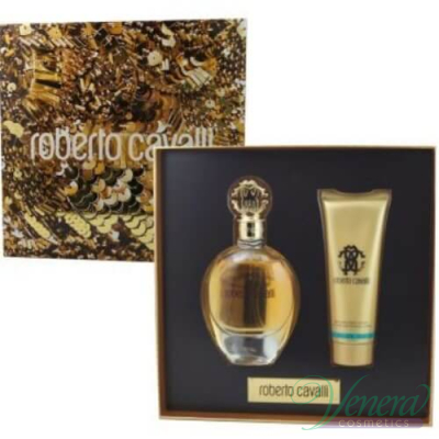 Roberto Cavalli Eau De Parfum Комплект (EDP 75ml + Body Lotion 75ml) за Жени За Жени