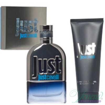 Roberto Cavalli Just Cavalli Him Комплект (EDT 90ml + Shower Gel 75ml) за Мъже За Мъже