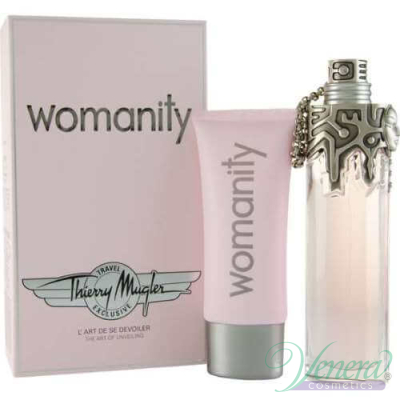 Thierry Mugler Womanity Комплект (EDP 80ml + BL 100ml)  за Жени За Жени