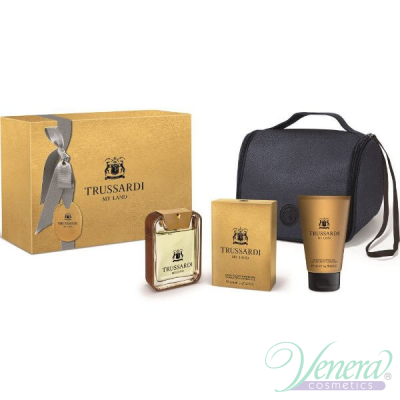 Trussardi My Land Комплект (EDT 50ml + SG 100ml + Bag) за Мъже Мъжки Комплекти