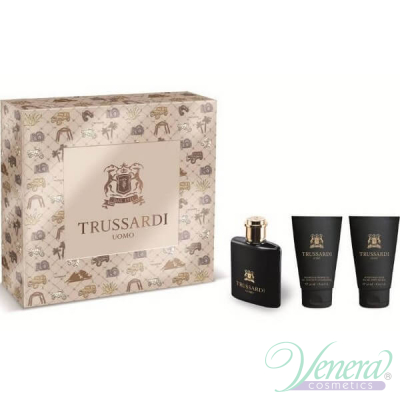 Trussardi Uomo 2011 Комплект (EDT 30ml +AS Balm 30ml + SG 30ml) за Мъже Мъжки Парфюми