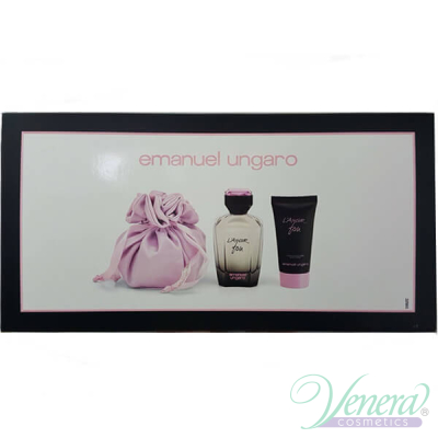 Emanuel Ungaro L'Amour Fou Комплект (EDP 100ml + BL 50ml + Pouch) за Жени Дамски Комплекти