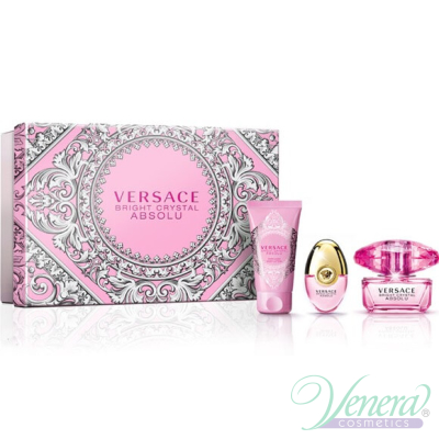 Versace Bright Crystal Absolu Комплект (EDP 50ml + EDP 10ml + BL 50ml) за Жени За Жени