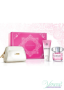 Versace Bright Crystal Комплект (EDT 90ml + BL 100ml + несесер) за Жени За Жени