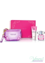 Versace Bright Crystal Комплект (EDT 90ml + BL 100ml + Чанта) за Жени За Жени