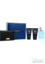 Versace Pour Homme Комплект (EDT 100ml + AS Balm 50ml + SG 50ml + Портфейл) за Мъже За Мъже