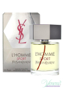 YSL L'Homme Sport EDT 100ml за Мъже БЕЗ ОПАКОВКА Мъжки Парфюми без опаковка